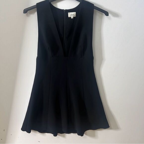 ARITZIA WILFRED‎ MONTBRUN MINI BLACK DRESS SIZE 4 - Picture 2 of 8